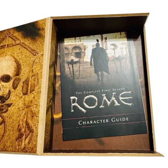 Rome: The Complete First Season (DVD, 6-Disc Set) HBO Wooden  Box version - Picture 4 of 10